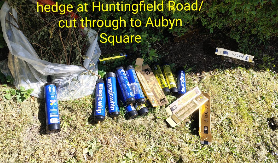 NO2 canisters dumped