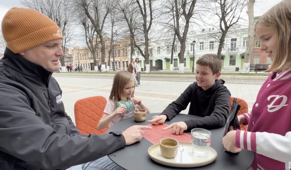 Harrison family on their world coffee trip