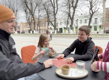 Harrison family on their world coffee trip