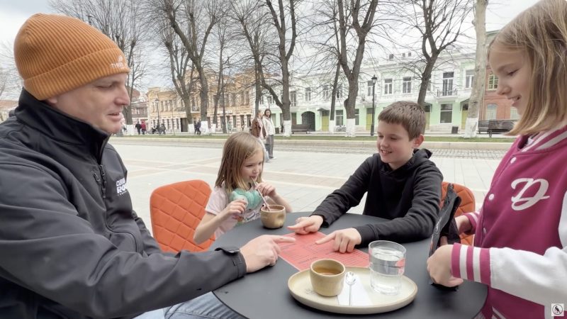 Harrison family on their world coffee trip