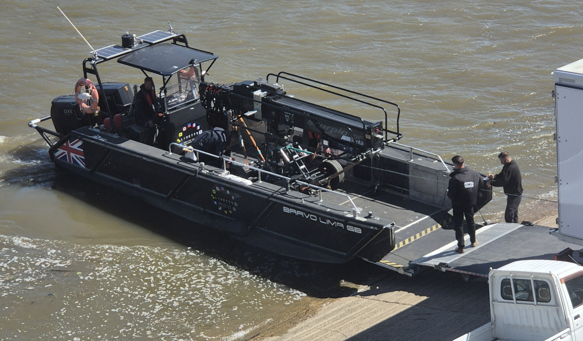 Professional film crew spotted at Putney Embankment. Pic: Ed Coke