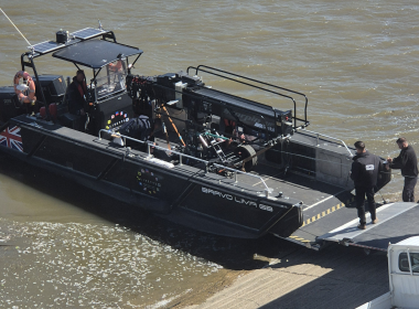 Professional film crew spotted at Putney Embankment. Pic: Ed Coke