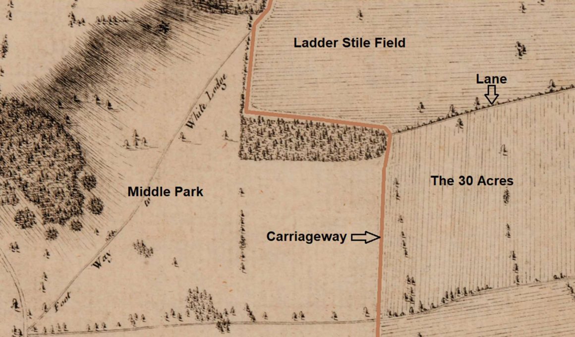 Horse Close Wood in the 1780s