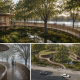 AI illustration of what a fresh design and raised walkway would look like in Leaders' Gardens