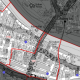 Detailed street map of Putney area showing red boundary outlines, river, bridges, and blue location markers.