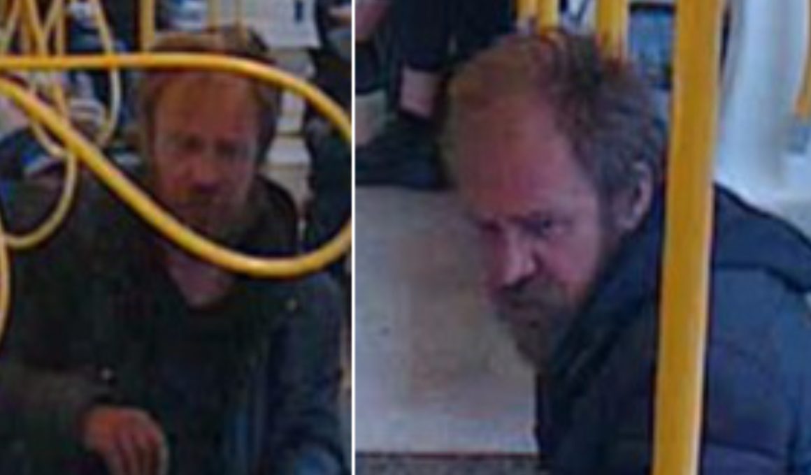 Image of a man the British Transport Police are seeking