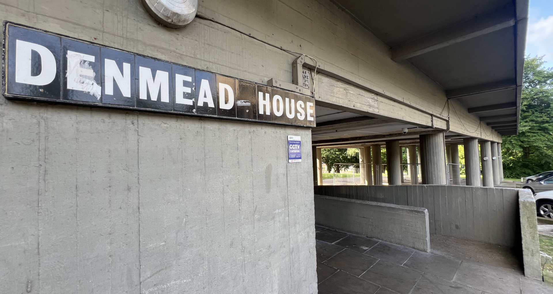 Denmead House on the Alton Estate. Subject to constant water and sewage problems.