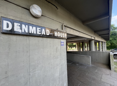 Denmead House on the Alton Estate. Subject to constant water and sewage problems.