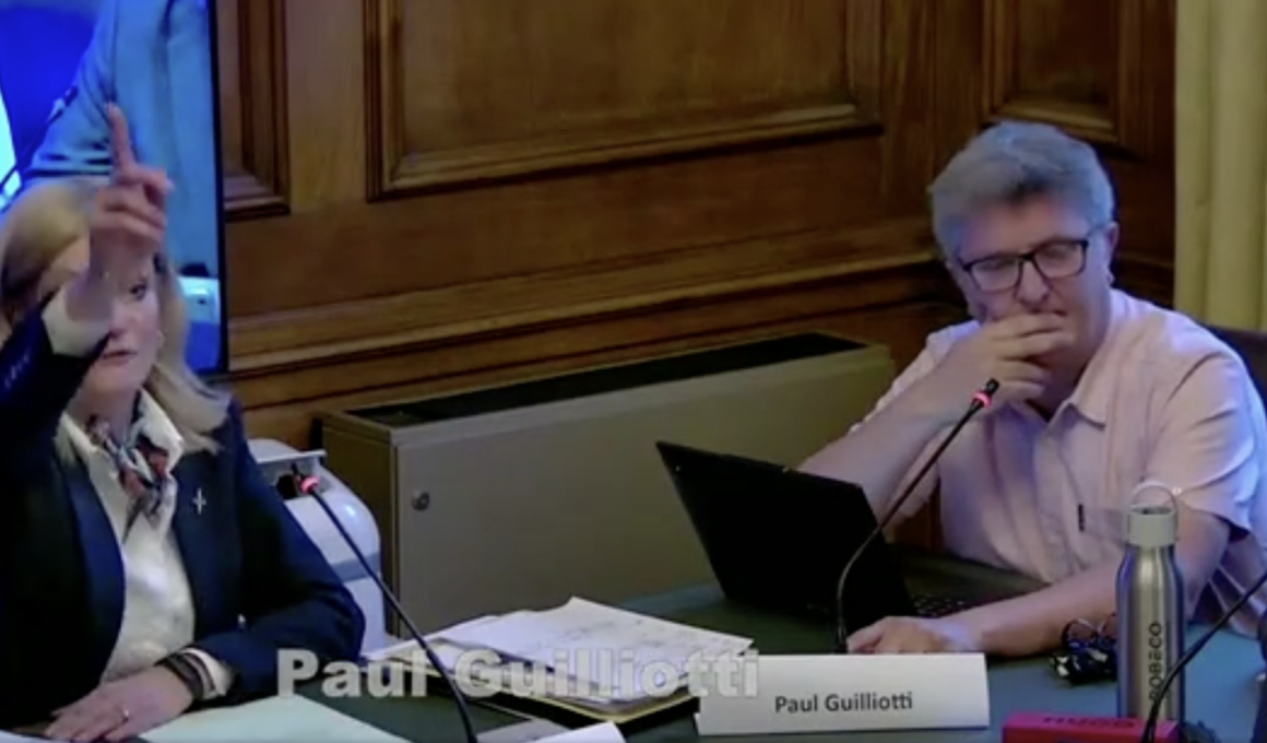 Pension Committee chair dismisses a member of the public when interrupted.