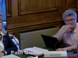 Pension Committee chair dismisses a member of the public when interrupted.