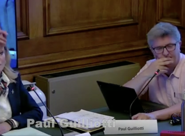 Pension Committee chair dismisses a member of the public when interrupted.