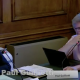 Pension Committee chair dismisses a member of the public when interrupted.