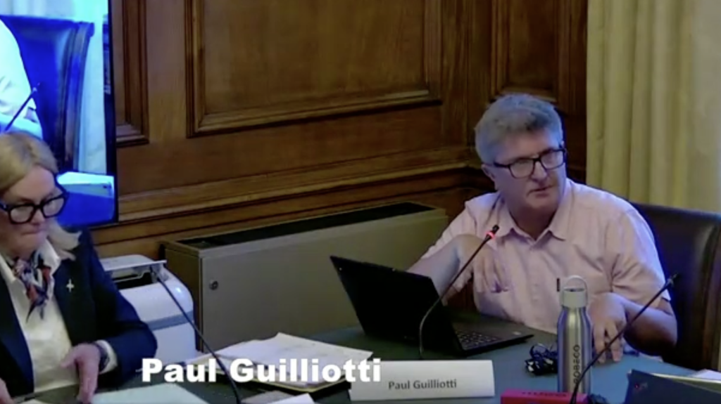 Paul Giuliotti, the council's Director of Financial Services
