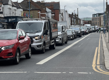 Traffic on Putney Bridge Road