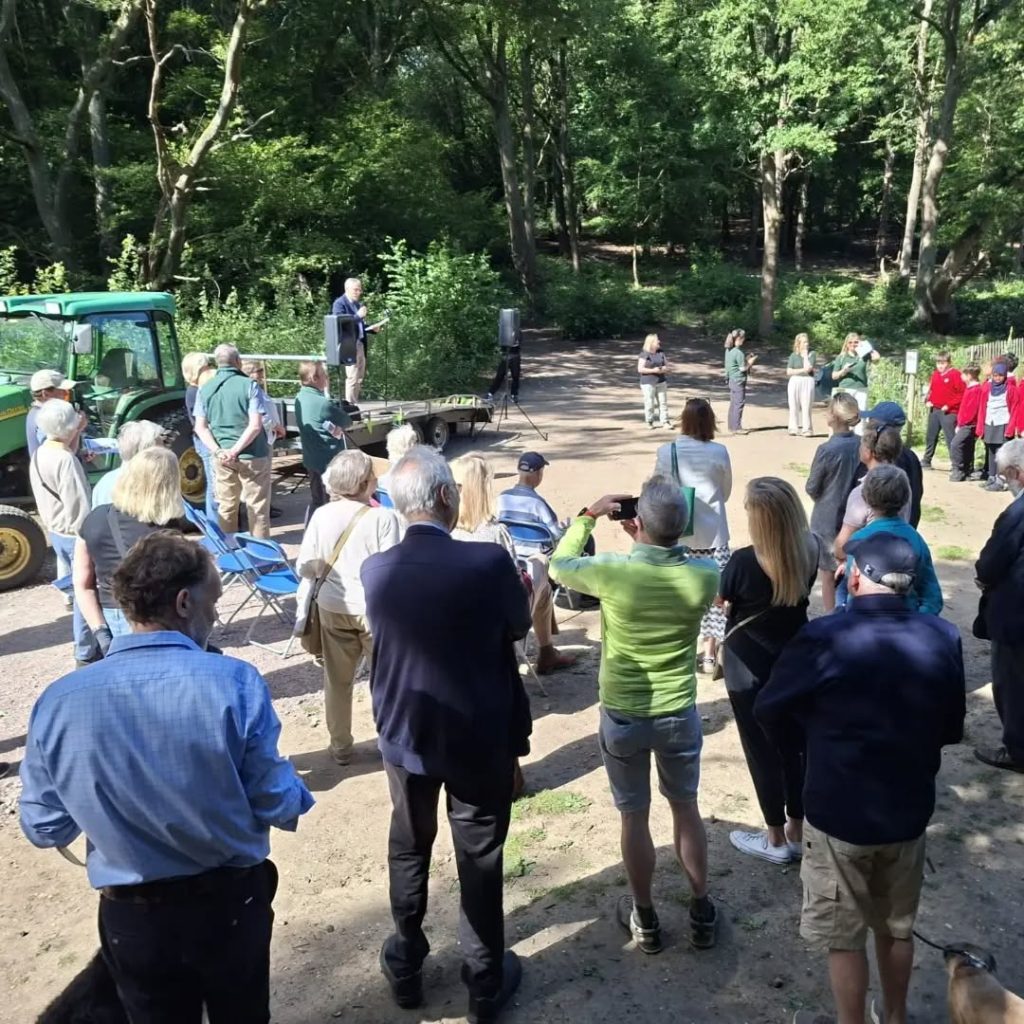Queenmere Pond official reopening. Pic: WPCC