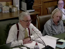 Gary Grant, barrister for Admiral, speaking to Wandsworth Council's licensing committee