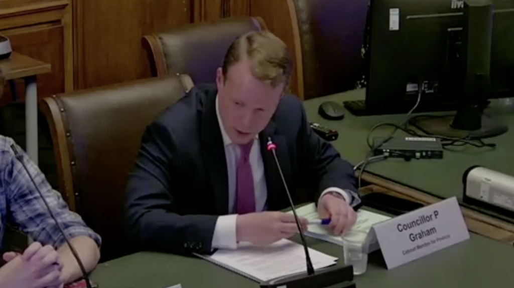 Cllr Peter Graham, Finance
