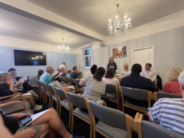 Meeting over Heathrow expansion plans, held by Putney MP Fleur Anderson