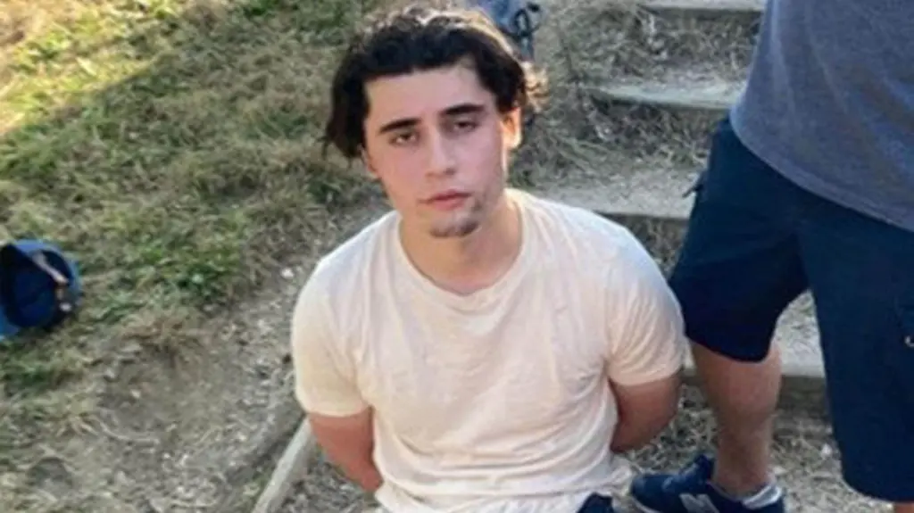 Ex-solder Daniel Khalife at his capture after three days on the run