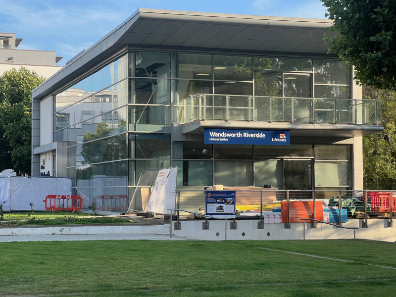 Lifeboat house at the Riverside Quarter