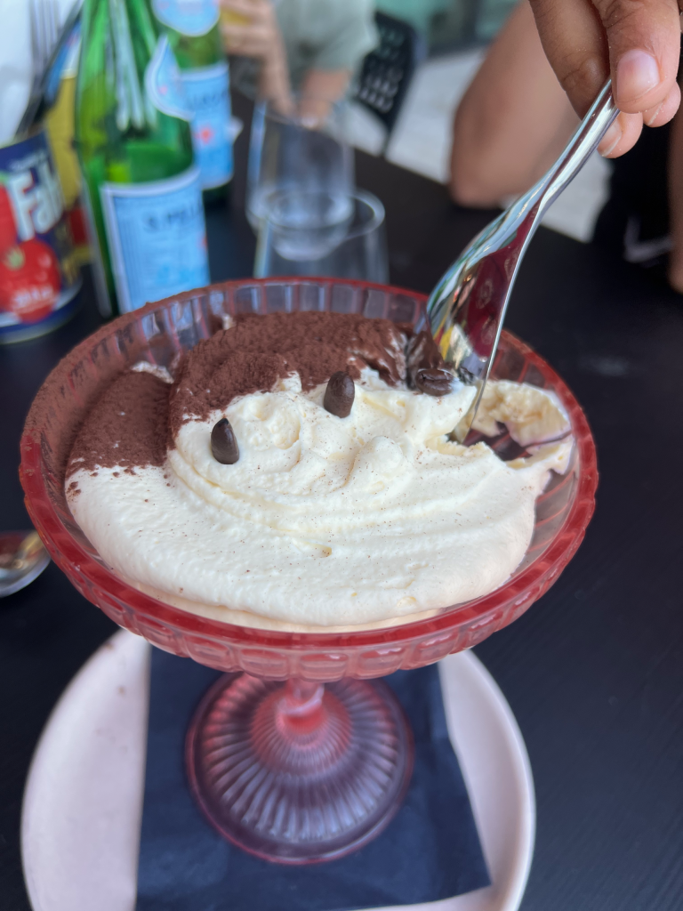 Tiramisu at Regine Pizzeria