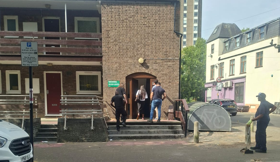 Council employees prepare to evict violent tenant