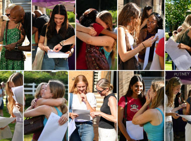 Exams results day 2026. Pics: Putney High School