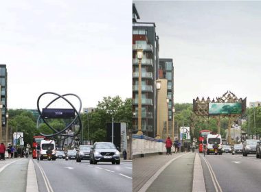 New and old designs for Wandsworth roundabout