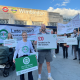 Fix the District protestors outside Wimbledon station, September 2026