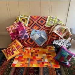 Work shown in the leaflet by Fiona Moore and Cathy Stoddart