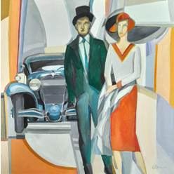 Work shown in the leaflet by Stuart Brown and Olga Brown