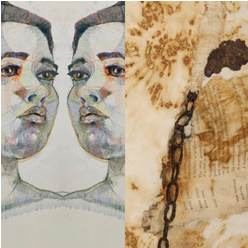 Work shown in the leaflet by Roger Whiteman and Paulene Cattle
