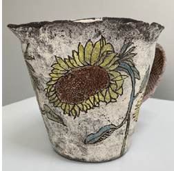 Work shown in the leaflet by Mary Newstead