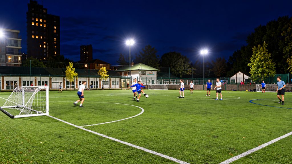 Wandle football pitch